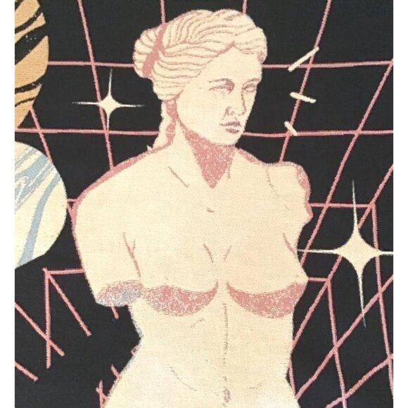 Venus de Milo Bust Woven Blanket Tapestry Greek Art History Nude Feminine Planet - Picture 4 of 11